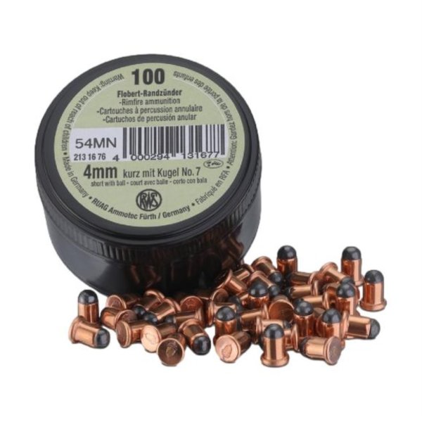 Flobert-Rundkugeln mit Kugel No.7